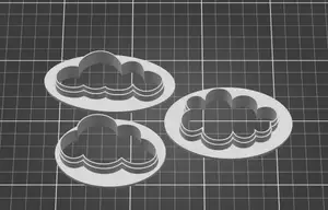 baking clouds cutters obláčky vykrajovátko