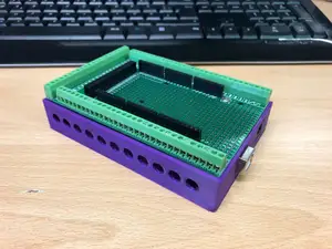 BTE16-06 Screw Terminal Block + Arduino Mega case