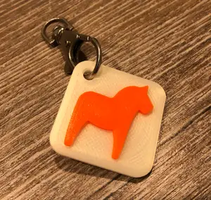 Dala Horse Keychain