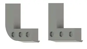 Bambu Lab X1 Spacers - top glass lid cover riser holder shim air vent (with magnets)
