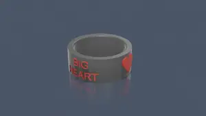 Big heart, Big ass Ring