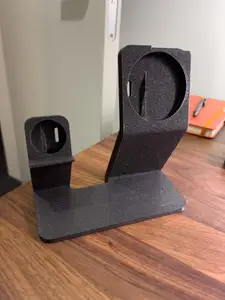 iPhone & Watch Stand (support for iPhone 14 Pro Max and base for Watch)
