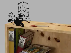 Bart Simpson falling