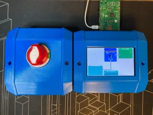 Victron Lynx - Rpi + 5" Touchscreen enclosure