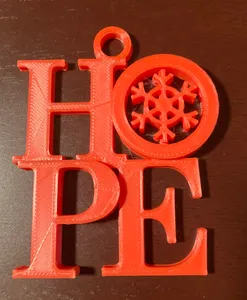 Hope Christmas Ornament