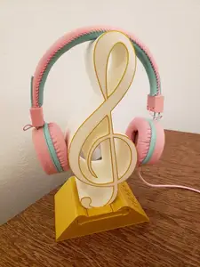 Headphone Stand Treble Clef MMU