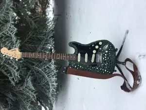 Voronoi Stratocaster 3D Printed Electric Guitar Body