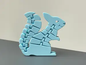 Happy Flexi Squirrel / Cute Articulated Squirrel
