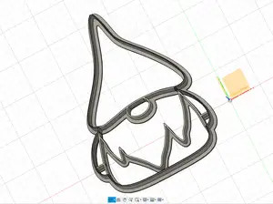 Gnome cookie cutter