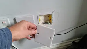 1 Gang Blank Cover/Plate (for UK wall box)