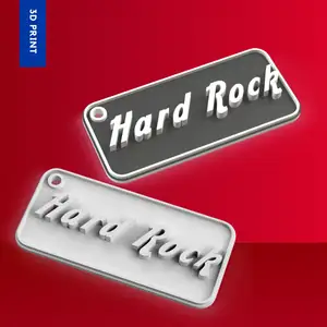 3D PRINT - KEYCHAIN HARD ROCK