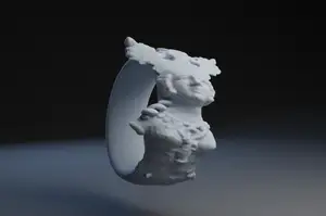 Egyptian Goddess Isis Fragment Ring.