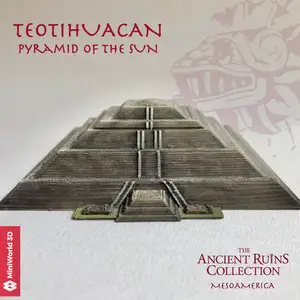 Pyramid of the Sun - Teotihuacan , Mexico