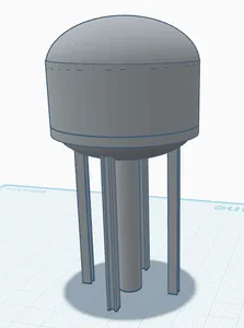 N Scale Water Tower