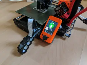 Prusa Mini Printbed Camera Mount with Cable Chain