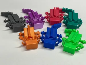 Articulated Minecraft Axolotl