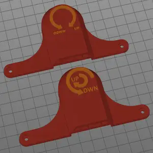 Ender 3 Fan Cover with Bed Level Guide