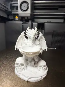 Dragon Guardian – Old World Magic Key Bowl 3DPrint