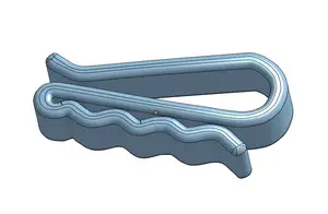 Sunglasses holder for sun visor in car
