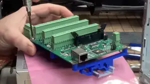 DIN Rail Mount for MESA 7i96S I/O card for Plasma CNC (v1.0.0)
