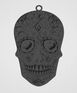 Sugar Skull Christmas Ornaments with hooks