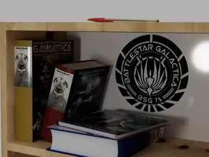 Battlestar Galactica sign