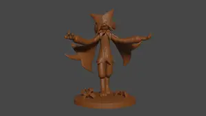 Pokemon inspired, Meowscarada, Tabletop DnD miniature