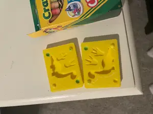 Simple Dino Mold for play doh