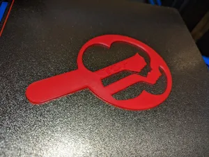 Girl Scout Stencil with Handle