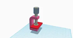 G-Clamp with biger flat