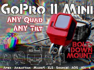 GoPro 11 Mini Drone Mount: Any Drone, Any Tilt, Any ND
