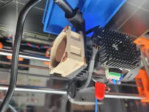 4020 Fan Adapter for Bondtech LGX Shortcut on Mk3S