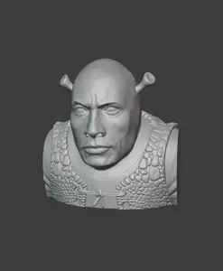 Shrock (Shrek + The Rock Mashup)