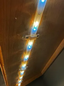 Mounting bracket for Philips Hue LED light strip