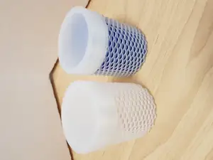 Porous bottle for Silica Gel Desiccant Beads