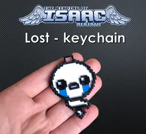 Lost keychain - Character from The binding of Isaac