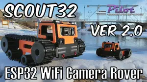 Scout32 ESP32 WiFi FPV Camera Rover