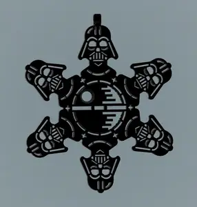 Darth Vader Death Star Snowflake