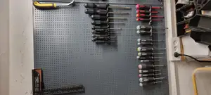 Bahco screwdriver mount fits Biltema pegboard