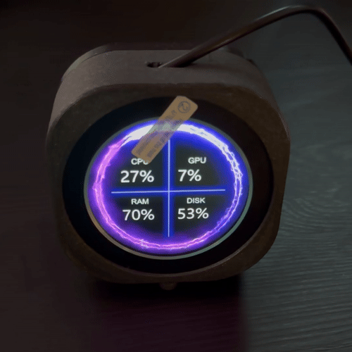 Corsair Titan AIO LCD Screen cap