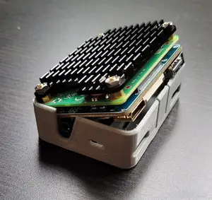 Raspberry Pi Compute Module 4 with Waveshare nano b / a CM4 case