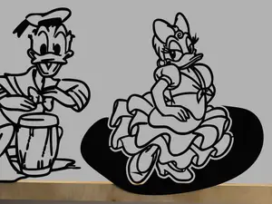 Daisy Duck dancing