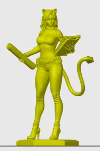 Office cat-girl figurine 5