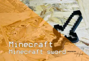 Minecraft sword - cookiecutter