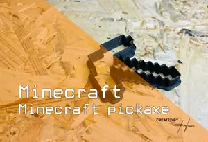 Minecraft pickaxe - cookiecutter