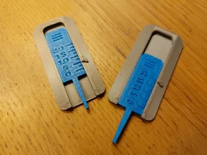 Remixed Measuring tire groove without supports