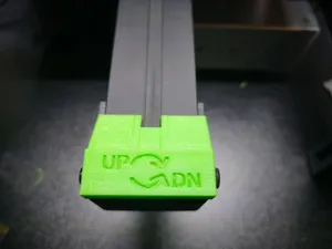 Longer LK4 Pro Front rail cover with Bed Leveling Reminder