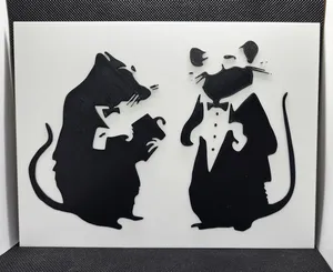 Banksy's Rats Tuxedo - 2 Color w/filament change (1 at a time)