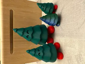 Cute Christmas tree with shoes