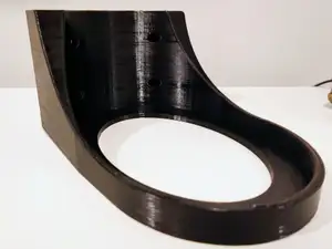 SODA STREAM WALL MOUNT REMIX (less Filament, faster printing.)